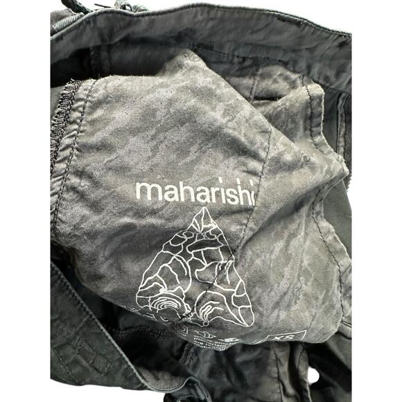 MAHARISHI Washed Black Cargo Utility Pants Size Mens Size XS - Picture 7 of 11